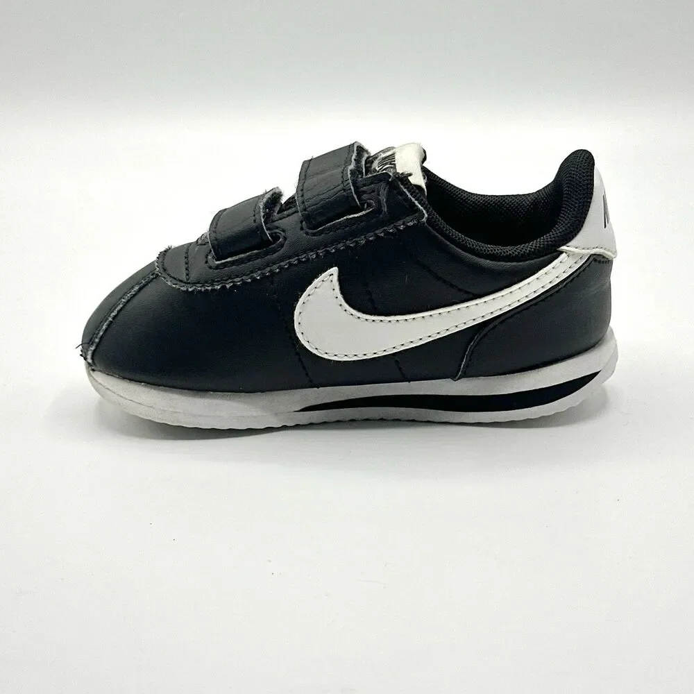 Nike Shoes Cortez Toddler 8C Black White Sneakers 904769-001